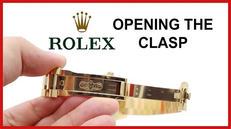 how to remove my rolex bracelet|how to open Rolex clasp.